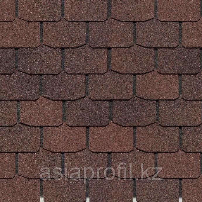 Гибкая черепица Döcke PIE EUROPA/ SLATE/ Коричневый  3.1 м²