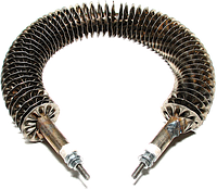 ТЭН воздушный оребренный свободно гнущийся, 0.6 кВт, l=60 см, d=6/7.4мм, нержавеющая сталь