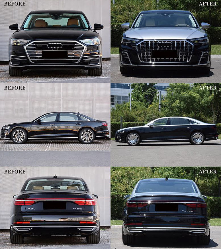 Рестайлинг обвес для Audi A8 D5 2018-2021