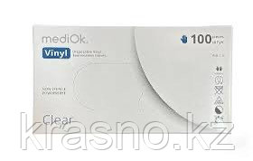 Перчатки S 100шт винил MediOk
