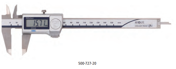 Штангенциркули Mitutoyo ABSOLUTE IP67 с твердосплавными губками, серия 500, фото 1