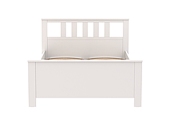 САГА кровать двойная 140х200, белая