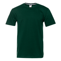 Футболка унисекс без бокового шва STAN хлопок 160, 02, Тёмно-зелёный,  (130)  (48/M)