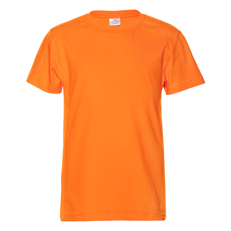 Футболка детская STAN хлопок 140, 06U, Оранжевый,  (28/1)  (10/10 лет)