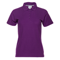 Рубашка поло женская STAN хлопок/полиэстер 185, 04WL, Фиолетовый,  (94)  (42/XS)
