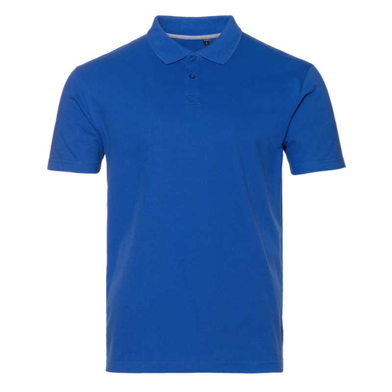 Рубашка поло унисекс хлопок 100%, 185, 04B, Синий,  (16/1)  (48/M)