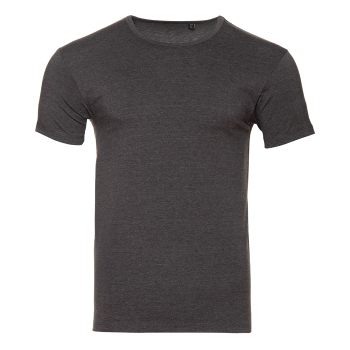 Футболка мужская STAN хлопок/эластан 180, 37, Тёмно-серый,  (100/1)  (52/XL)