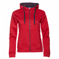 Толстовка женская STAN с капюшоном на молнии сэндвич 320, 19, Красный, (14) (42/XS)