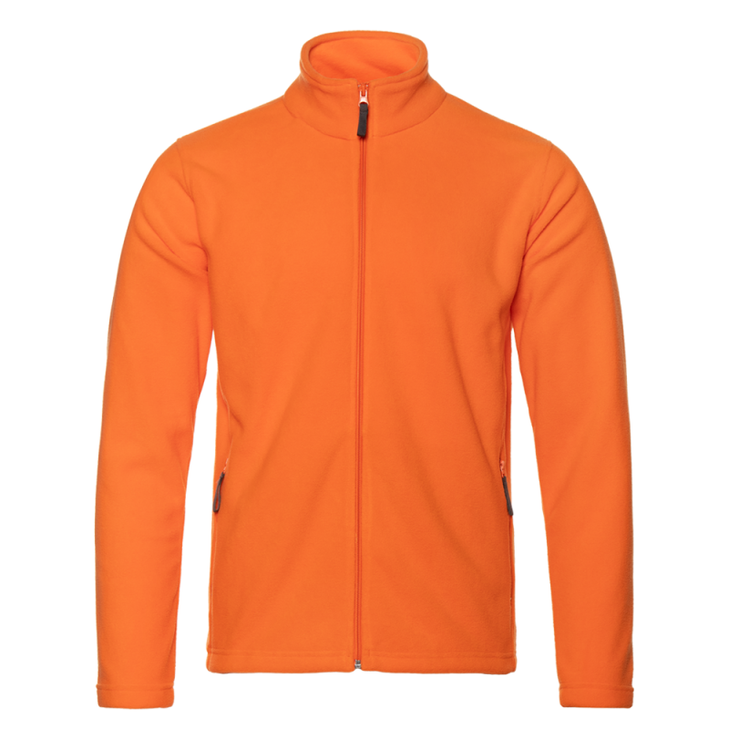 Толстовка унисекс STAN на молнии микрофлис 200, 21, Оранжевый,  (28/1)  (52/XL)