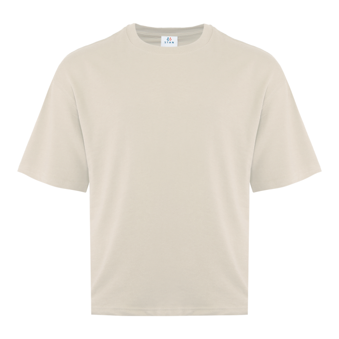 Футболка унисекс оверсайз STAN хлопок/полиэстер 260, 40, Молочный,  (11)  (50/L)