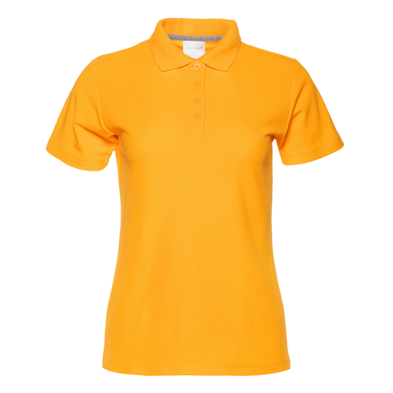 Рубашка поло женская STAN хлопок/полиэстер 185, 04WL, Жёлтый,  (12/1)  (52/XXL)