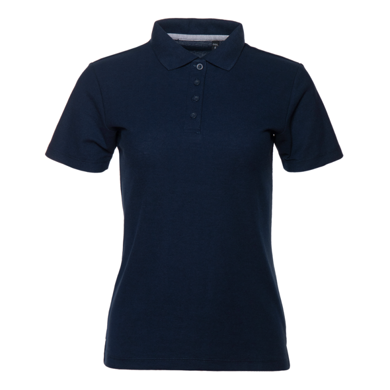 Рубашка поло женская STAN хлопок/полиэстер 185, 04WL, Тёмно-синий,  (46)  (46/M)