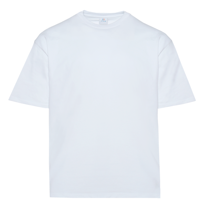 Футболка унисекс оверсайз STAN хлопок 240, 56, Белый,  (10/1)  (54/XXL)