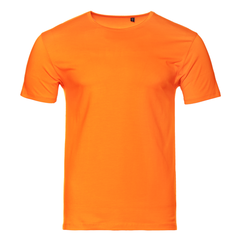 Футболка мужская STAN хлопок/эластан 180, 37, Оранжевый,  (28/1)  (56/XXXL)