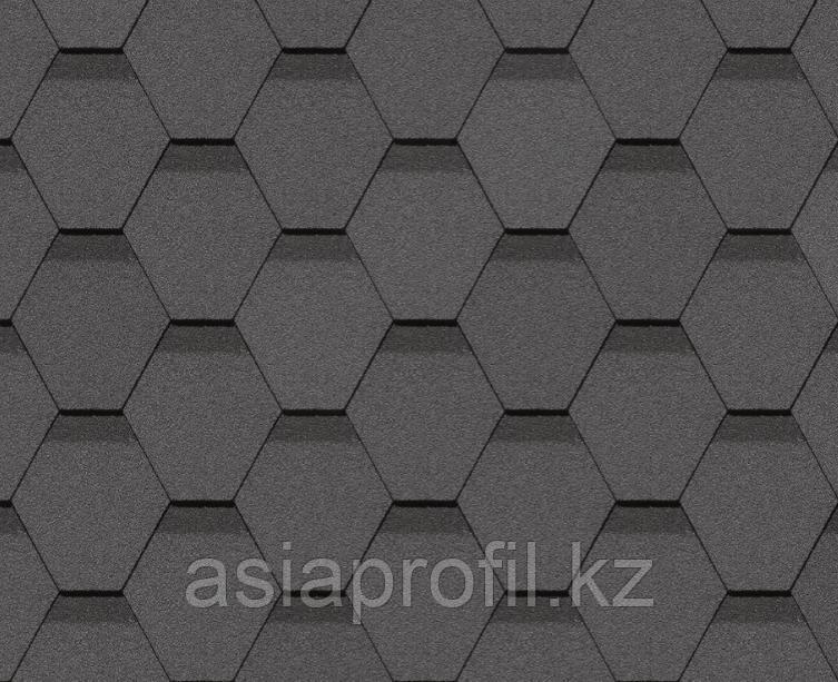 Гибкая черепица Standard, Сота, Серый 3 м²