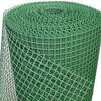 Сетка ПВХ, полипропилен, полиэтилен, Раскрой: 1х30; 4х50; 1.7х500..., Разм. ячейки: 50х50; 1.5х10; 150х165...