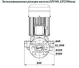Циркуляционный насос LPm1500 (Ø 50 мм | 1500 Вт | max 26 м3/час | max 27 м | 220в), фото 4
