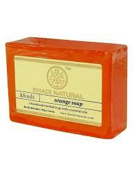 Натуральное мыло Апельсин  Кхади 125 гр, Orange Soap  KHADI