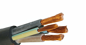 Кабель силовой гибкий КГ 3х35+1х10мм 0.66кВ ГОСТ СК