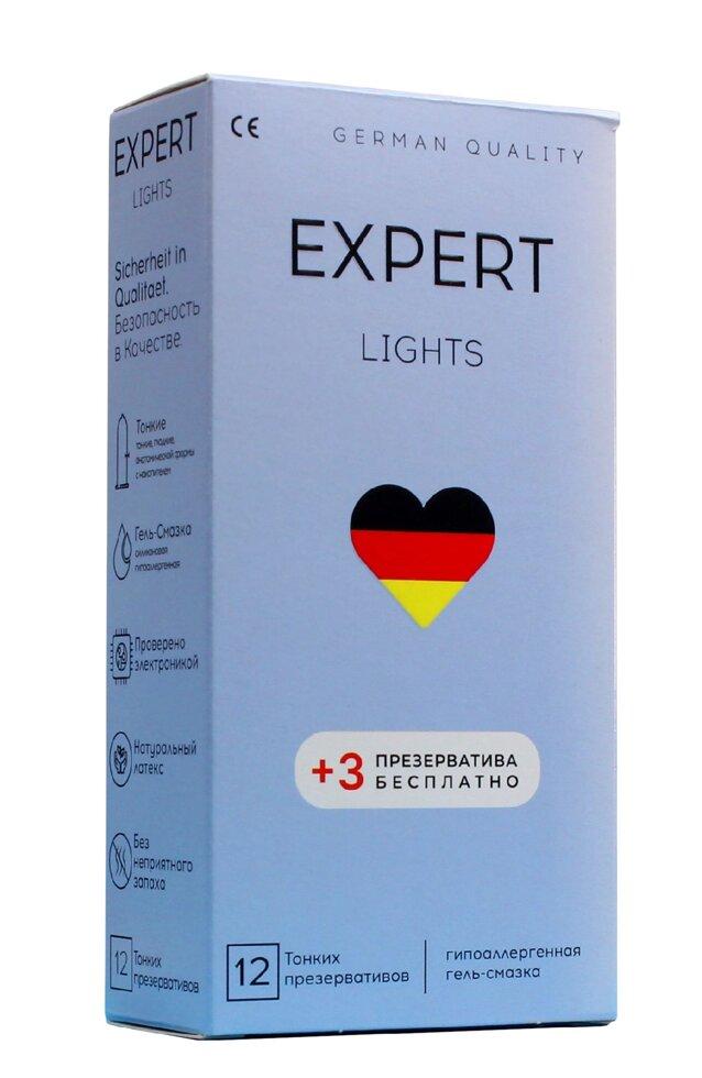 Презервативы EXPERT LIGHTS № 12+3 (ультратонкие), 12+3 шт.