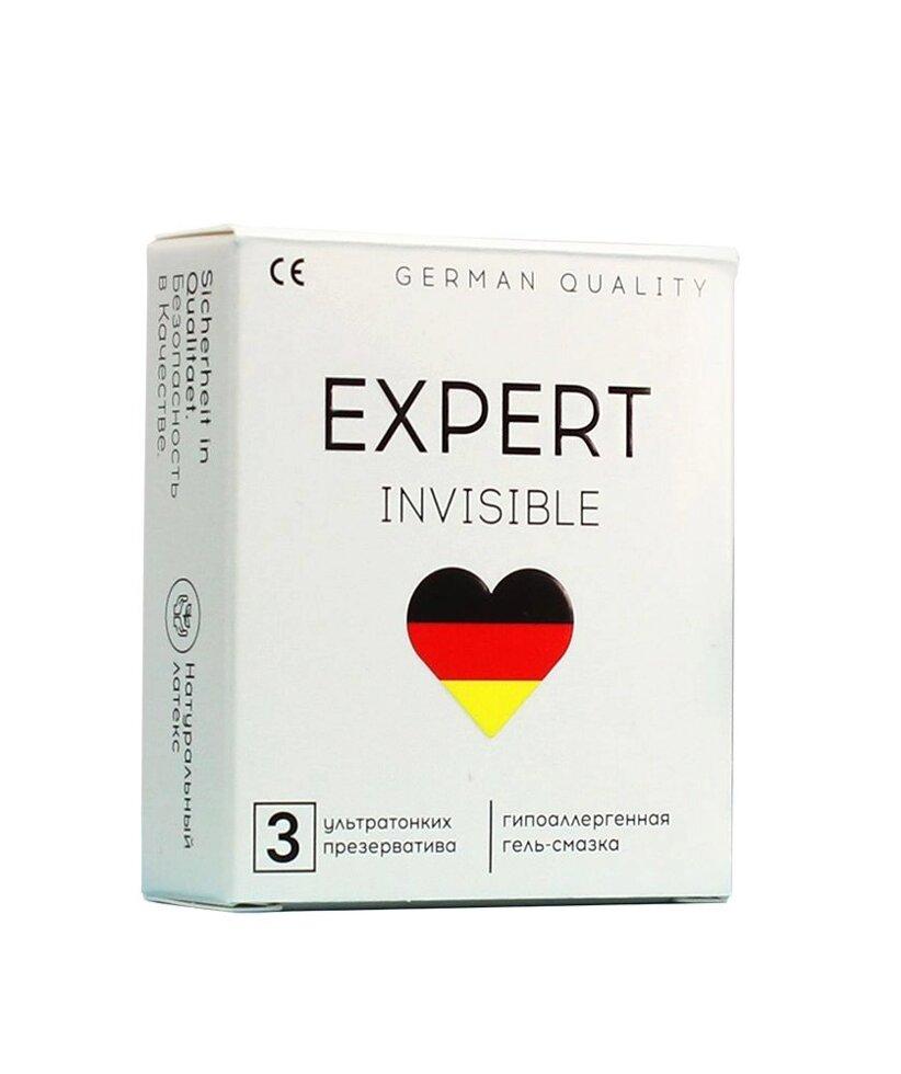 Презервативы EXPERT INVISIBLE № 3 (особо тонкие), 3 шт.