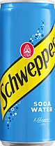 Schweppes Soda Water  (высокая банка)330ml (24шт-упак)