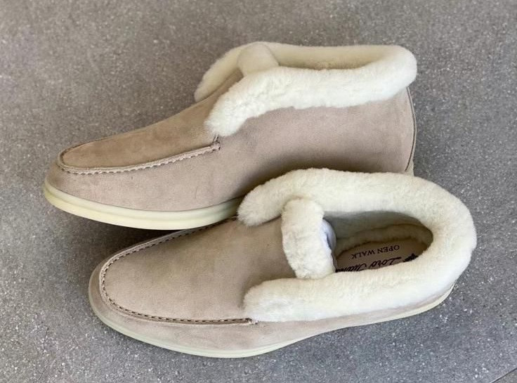 Ботинки с мехом LORO PIANA OPEN WALK, фото 1