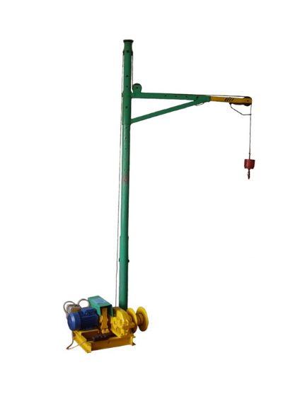 Кран строительный "В окно" КОР-200 200 кг 70 м с тяговой лебедкой ТЛ-12Б - фото 1 - id-p119435708