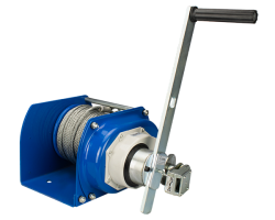 Лебедка ручная CHW-1.0, г/п 1000 кг, канат 40 м
