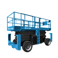 Подъемник самоходный дизельный ножничный с выдвижными платформами SKYER DPL1868