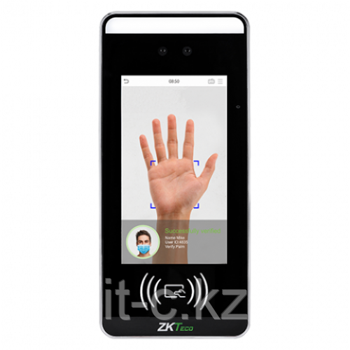 Биометрический терминал СКУД и учет рабочего времени ZKTeco SpeedFace-V5L-RFID (лицо, карта, пароль), фото 1
