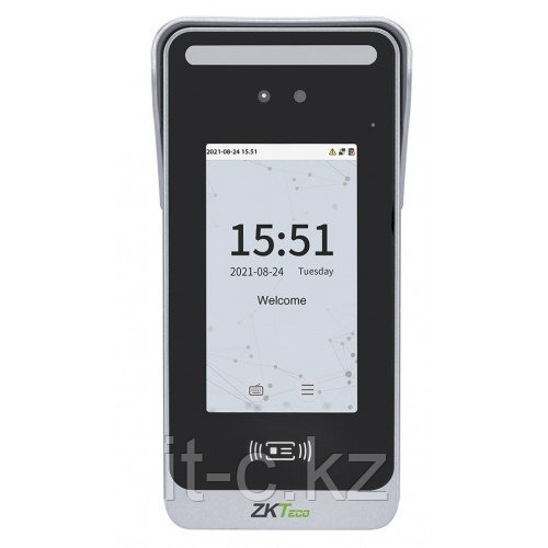 Биометрический терминал СКУД и учет рабочего времени ZKTeco SpeedFace M4 (лицо, карта, пароль) уличный