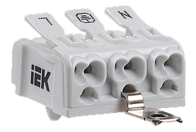 Клемма пружинная соединительная КСПнз3-L+N+PE IEK