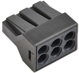 Строительно-монтажная клемма СМК 773-306 с пастой (4шт/упак) IEK