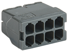 Строительно-монтажная клемма СМК 772-248 компактная с пастой (4шт/упак) IEK