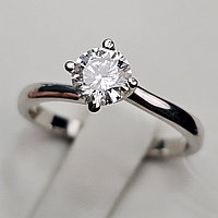 Кольцо золото 16,5р 585 бриллиант 0,56Сt SI1/G EX-Cut