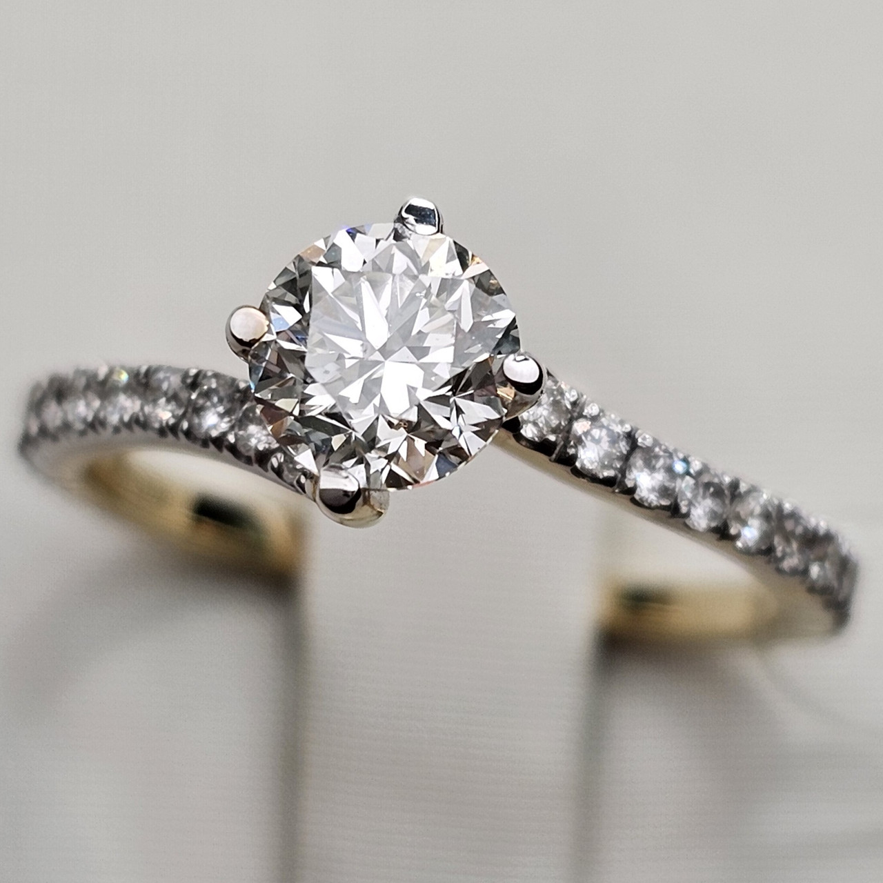Кольцо золото 585 16,5р бриллиант 1.04Ct VS2/J, G-Cut