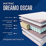 Кровать Dreamo Рамона Oscar двуспальная, 180x200 см, без подъёмного механизма, черный, фото 3