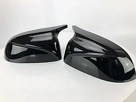 Крышки зеркал на BMW X6 (G06) 2019-23 X6M F96 (Черный цвет)