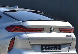 Спойлер на BMW X6 (G06) 2019-23 дизайн M-Sport (Черный цвет)