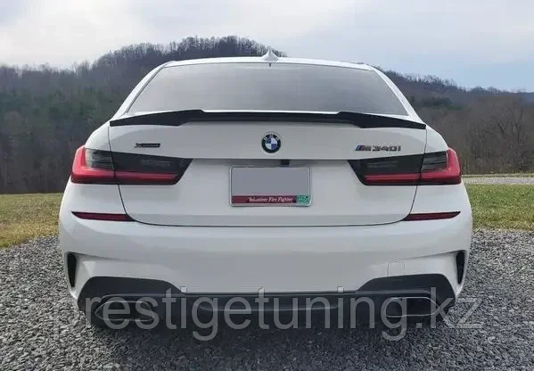 Спойлер на BMW 3-серия G20 2018-24 дизайн M4 (Черный цвет), фото 1