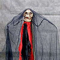 Страшное приведение череп со светящимися глазами и звуковыми эффектами (HALLOWEEN)