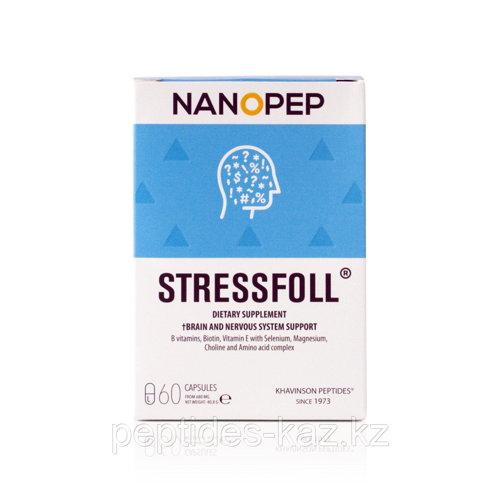 STRESSFOL® Стрессфол пептид мозга и эпифиза 12 капсул