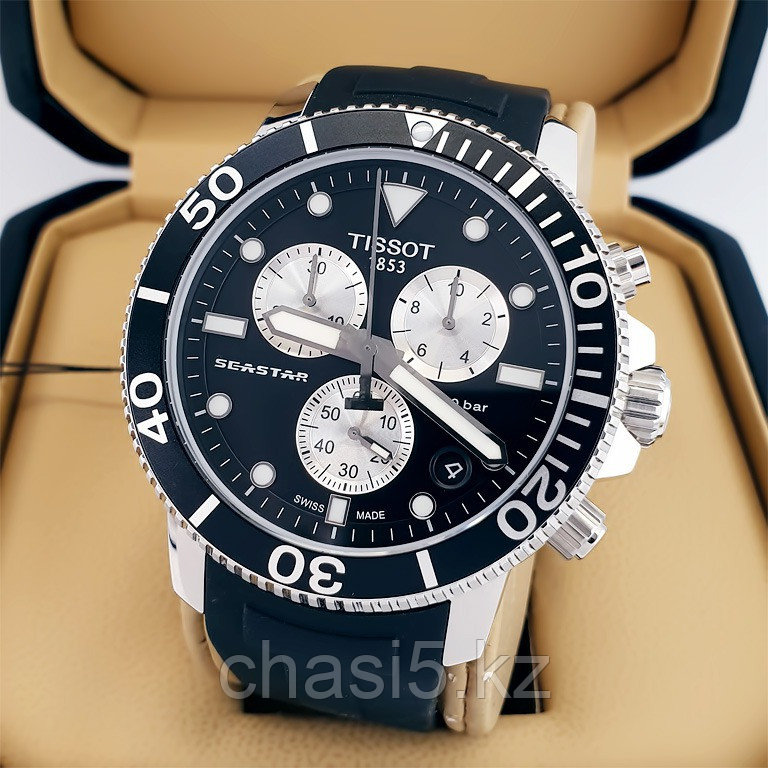Мужские наручные часы Tissot T-Sport Seastar 1000 Chronograph - Дубликат (23431)
