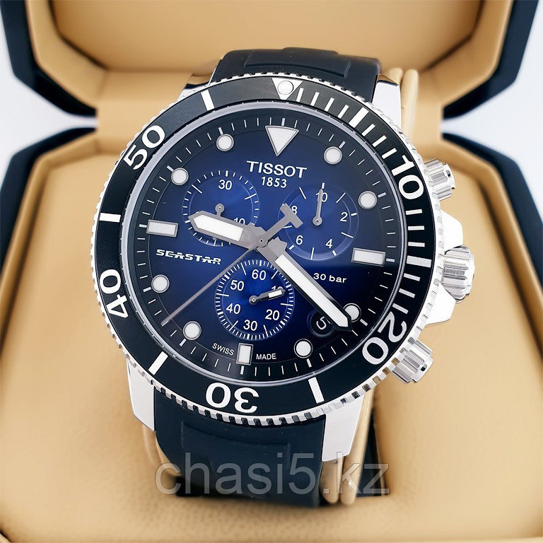 Мужские наручные часы Tissot T-Sport Seastar 1000 Chronograph - Дубликат (23430)