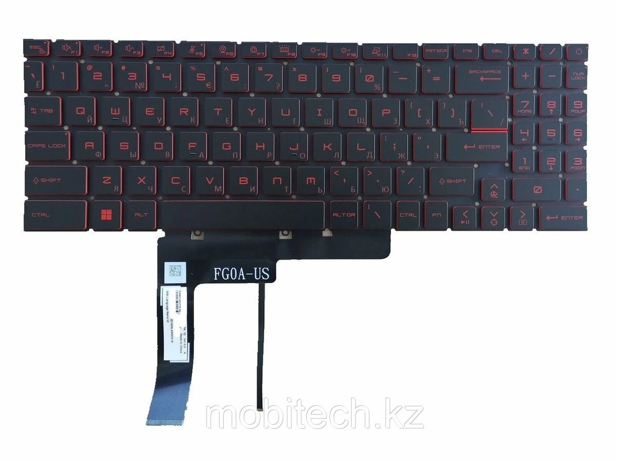 Клавиатуры MSI GF66 ms-15k1 Katana GF66 GF76 Pulse GL66 GL76 клавиатура c EN/RU раскладкой c подсветкой