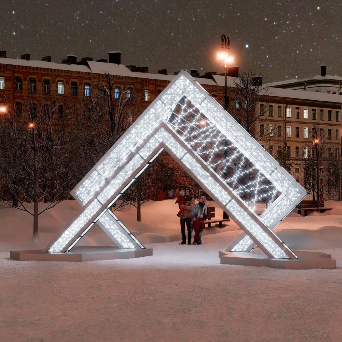 Светодиодная арка для улицы