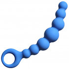 Анальная упругая цепочка Flexible Wand Blue 4202-02Lola