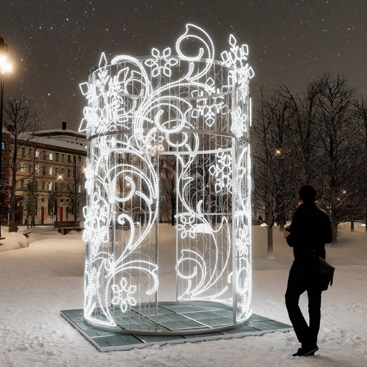 Новогодняя уличная фотозона