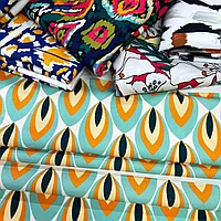 ПЕЧАТЬ НА ГАБАРДИНЕ (ЛЕБЕДЬ)